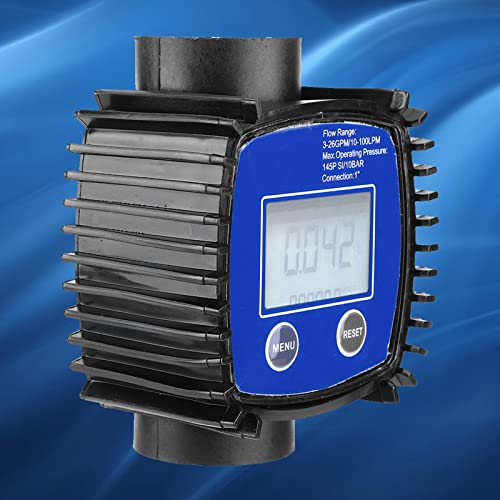 Digital Display Meter, High Accuracy Water Flowmeter for 1in Internal Thread for Various Media