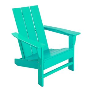 isyiesa outdoor hdpe adirondack chair (aruba)