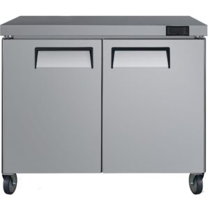 Quantum Commercial Grade Undercounter Freezer | Stainless Steel | 2 Door | 48.2” W x 30” D x 37.3” H