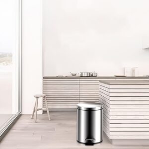 Rubbish Bin 3L Pedal Garbage Small Waste Bin for Home Use Sealed Lid to Lock in Odors