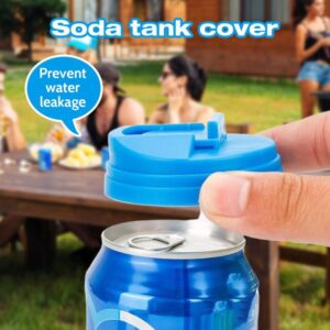 Soda Can Covers, 2024 Soda Can Lids, Can Lid Covers Round Protector, Reusable Can Covers for Soda, Can Spill Stopper or Protector for Drink Juice Cans Storage 2.4 Inches (3PC)