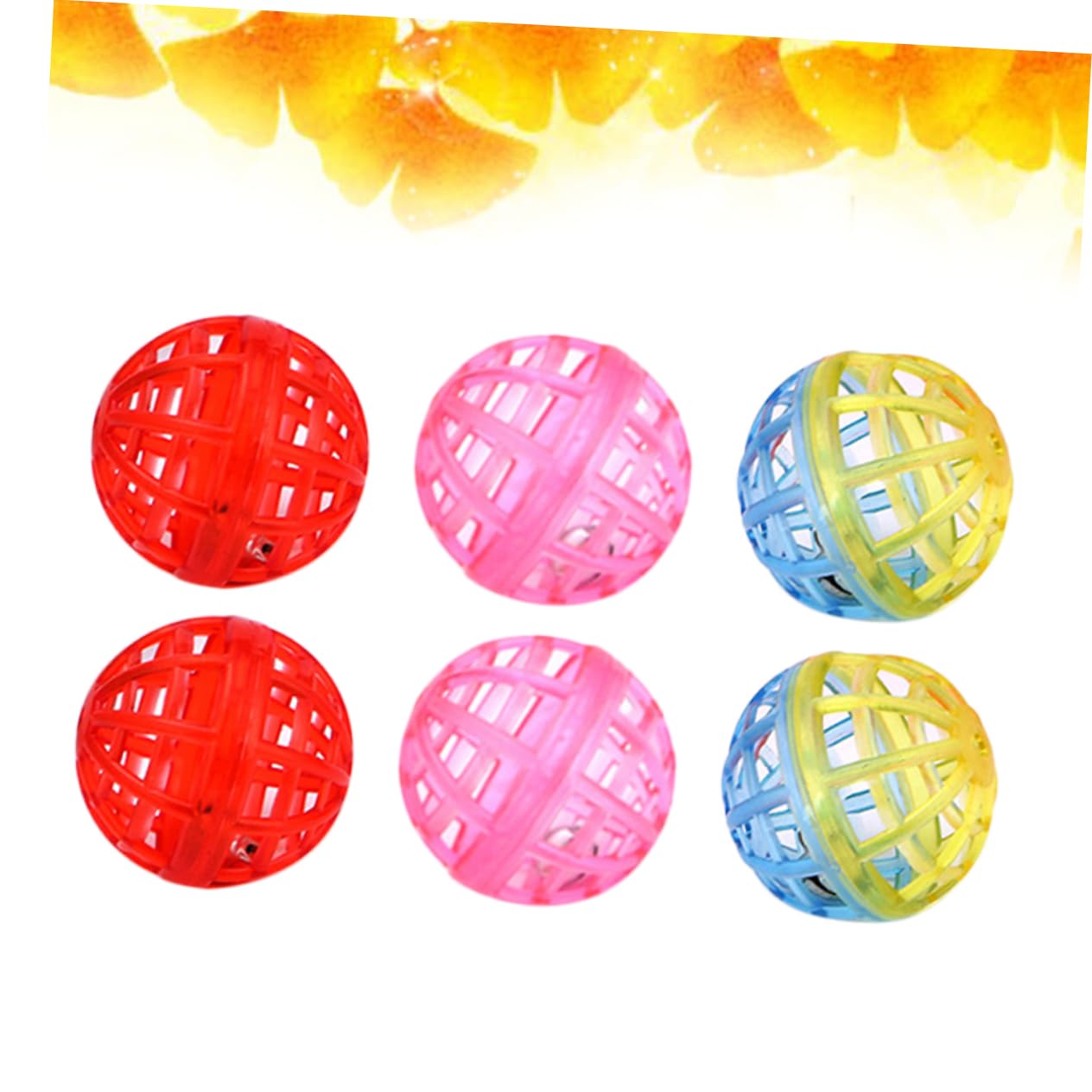 Toddmomy 20pcs Cat Bell Ball Toy Cat Treat Ball Dog Teaser Toy Cat Teasing Ball Toy Ball Cat Ball Toy Kittens Ball Pet Interactive Ball Interactive Dog Ball Pet Treat Ball Toys Pet Ball Toy