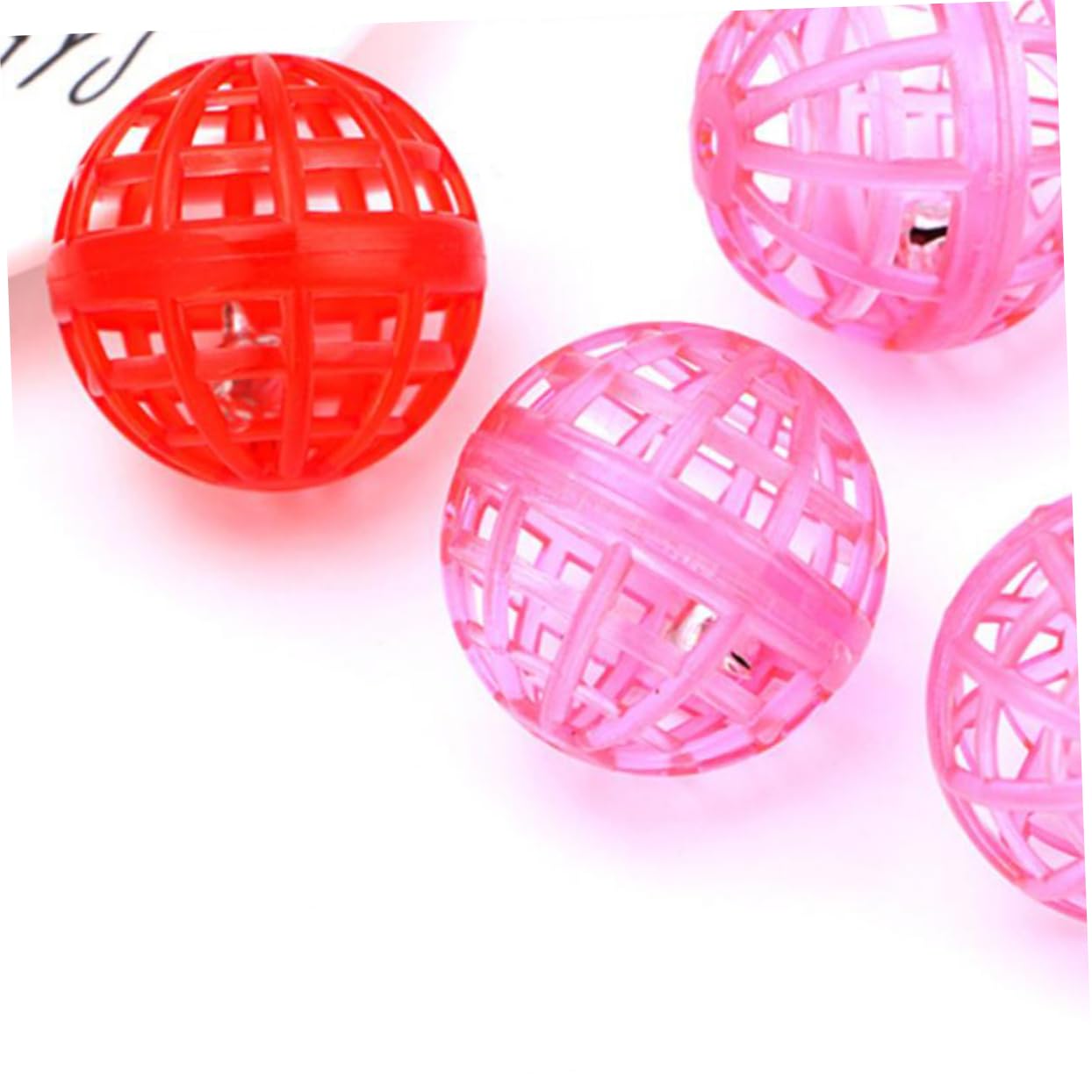 Toddmomy 20pcs Cat Bell Ball Toy Cat Treat Ball Dog Teaser Toy Cat Teasing Ball Toy Ball Cat Ball Toy Kittens Ball Pet Interactive Ball Interactive Dog Ball Pet Treat Ball Toys Pet Ball Toy