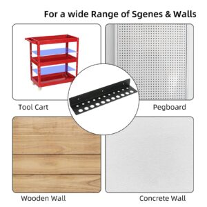 Tool Organizer - Tool Storage | Tool Rack | Screwdrivers Organizer With Multiple Compartments Metal Wall Mounted Pliers Hanger Shelf Screwdrivers Organiser For Workshop, Garage, & Basement Toolshed