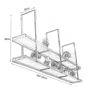 Ceiling Glass Rack Floating Shelves,Ceiling Shelf,Retro Bar Restaurant Iron Ceiling Mounted Storage Shelf/Hanging Decorative Floer Stand,Can Bear 65kg