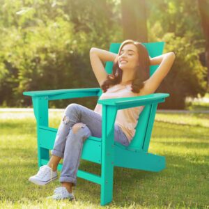 ISYIESA Outdoor HDPE Adirondack Chair (Aruba)