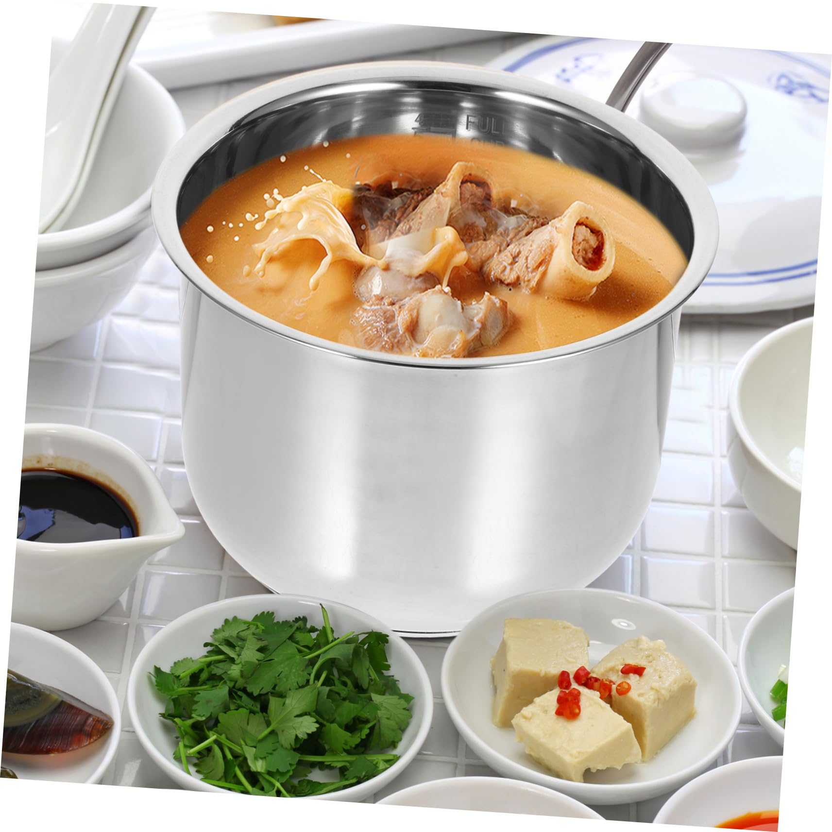 UTHCLO Rice Cooker Liner Instants Pot Inner Oven Electric Cooker Liner Pot Tiger Rice Cooker Pot Cooking Pot Inner Rice Maker Accessories Rice Cooker Small Stove Stainless Steel Silver