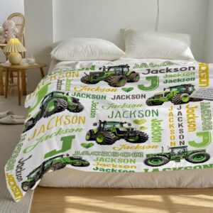 Green Jeep Lightweight Blanket with Name Message Gift for Green Jeep Lover Girls and Boys Soft and Fun Facecloth Blanket for Bed, Sofa and Chair 30"x40"for Pet