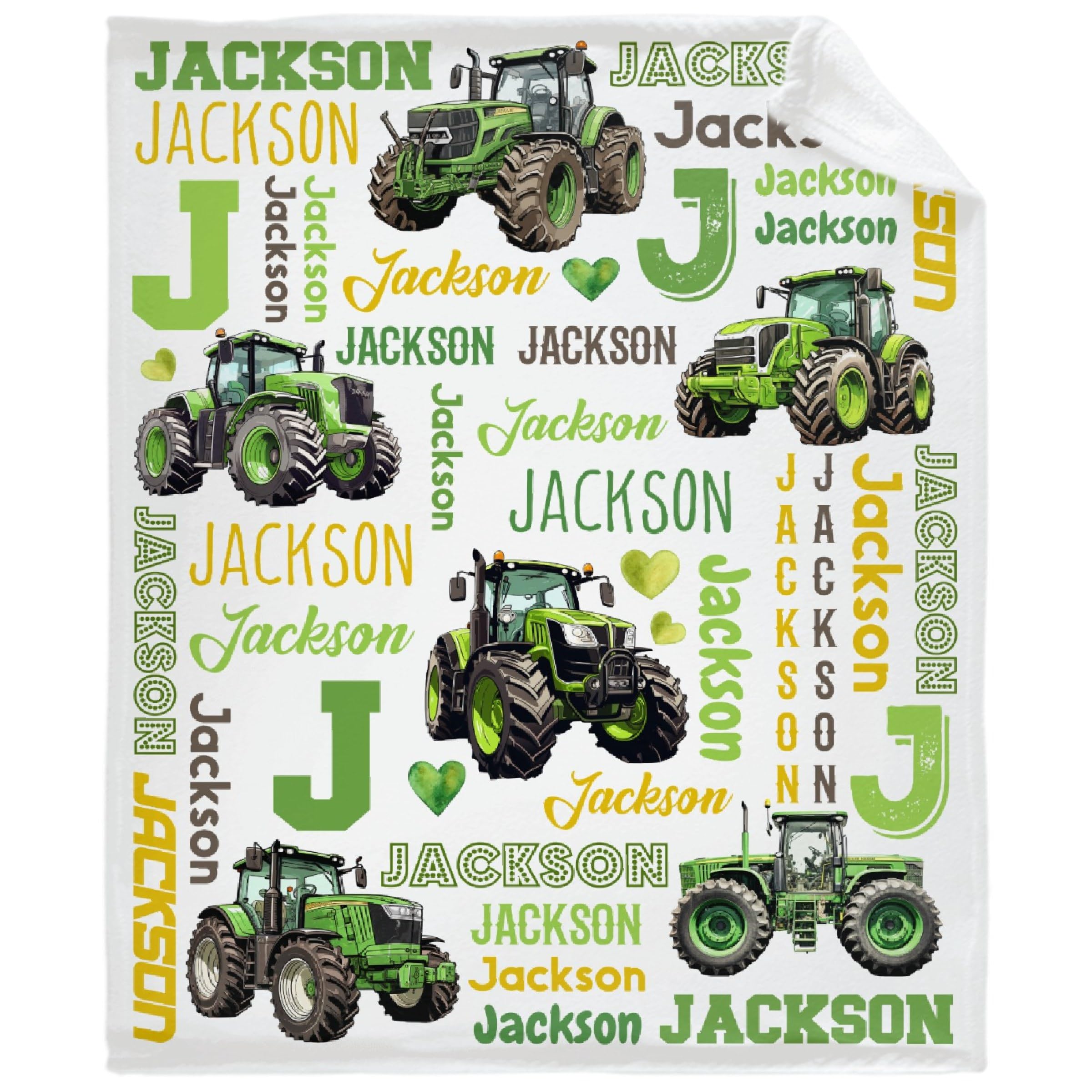 Green Jeep Lightweight Blanket with Name Message Gift for Green Jeep Lover Girls and Boys Soft and Fun Facecloth Blanket for Bed, Sofa and Chair 30"x40"for Pet