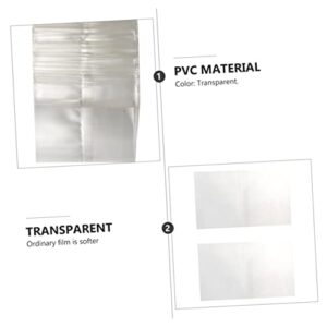 NAMOARLY 400 Pcs Bottle Sealing Film Shrink Bands for Shrink Film Drier Bonnet Dryer Clear Packaging Bags Blow Dryer Heat Seal Film Heat Tool Shrink Bottle Clear Packing Bags PVC