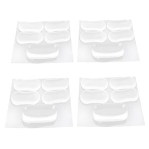 homoyoyo 1set toilet seat cushion toilet seat pad toilet covers toilet seat bumpers door bumper toilet seat bidet replacement kit silicone bumpers furniture bumpers silicone 20pcs