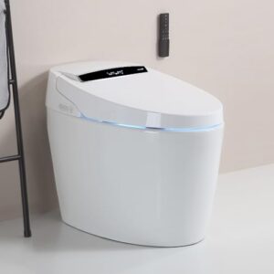 Wekuku Smart Toilets With Heated Bidet Seat, Portable Toilet With Bidet Built, Bidet Toilet With Dryer And Warm Water