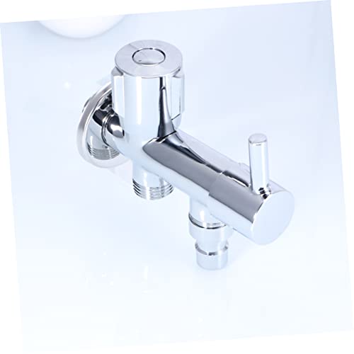 BESPORTBLE 3 Bathroom Toilet Bidet Shower Faucet Water Faucet Shower Diverter Valve Angle Valve Tee Connector Double T-adapter