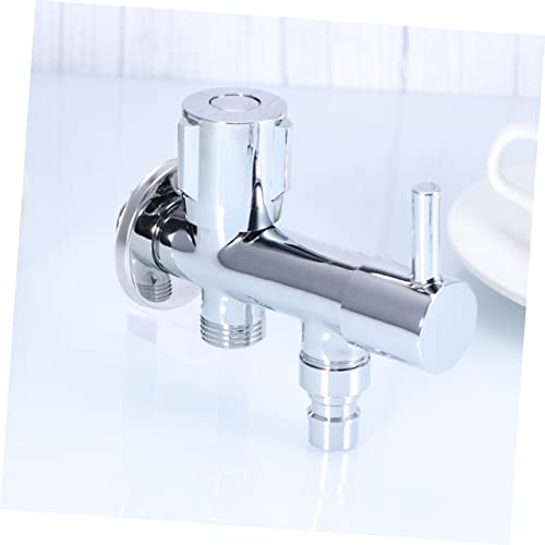 BESPORTBLE 3 Bathroom Toilet Bidet Shower Faucet Water Faucet Shower Diverter Valve Angle Valve Tee Connector Double T-adapter