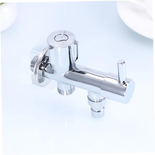 BESPORTBLE 3 Bathroom Toilet Bidet Shower Faucet Water Faucet Shower Diverter Valve Angle Valve Tee Connector Double T-adapter