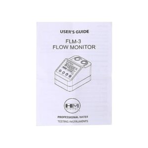 XAXAX Water Flow Meter, Water Purifier Water Flow Meter with Electronic Digital Display Water Flowmeter,Gallon, QTS, PTS, L, m³