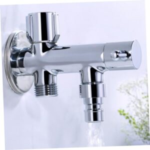 BESPORTBLE 3 Bathroom Toilet Bidet Shower Faucet Water Faucet Shower Diverter Valve Angle Valve Tee Connector Double T-adapter