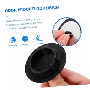 LIFKICH 2pcs Pool Stopper Bathroom Sink Strainer Hair Stopper for Tub Bath Plug Tub Plug Drainage Seal Cover Kitchen Sink Drain Strainer Sink Stopper Sink Sealing Plugs Black Rubber