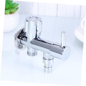 BESPORTBLE 3 Bathroom Toilet Bidet Shower Faucet Water Faucet Shower Diverter Valve Angle Valve Tee Connector Double T-adapter