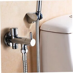 BESPORTBLE 3 Bathroom Toilet Bidet Shower Faucet Water Faucet Shower Diverter Valve Angle Valve Tee Connector Double T-adapter