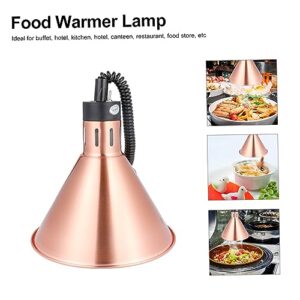 SKISUNO 1pc Food Warmer Lamp Buffet Food Warmer Light Kitchen Heat Lamps Portable Heaters Buffet Heating Lamp Commercial Food Warmers Reptile Heat Lamp Hanging Heat Lamp Hot Lamp for Metal