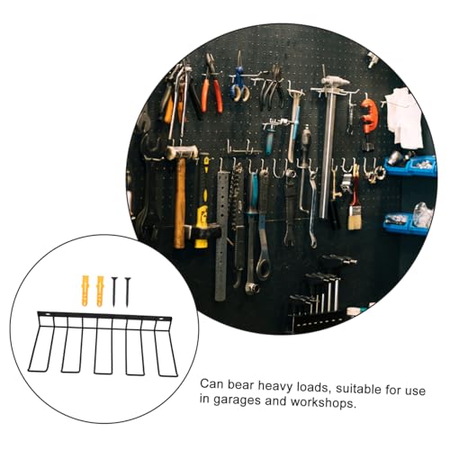 QUMIIRITY Electric Drill Storage Rack Power Drill Cordless Tools Storage Shelves Storage Racks Cordless Drills Garage Tool Rack Multifunctional Storage Rack Power Tool Rack Black Iron