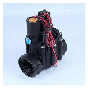 XAXAX Water Flow Meter, 1-1/4" 1-1/2" Water Irrigation Solenoid Valve with Flow Regulation 220VAC 24VDC 24VAC DC Latching for Agricultural Irrigation,Gallon, QTS, PTS, L, m³(DN40)