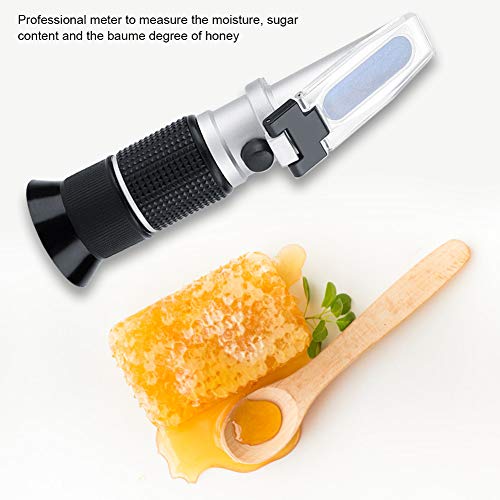 58 90% Accurate Brix Refractometer Honey Sugar Tester Meter Lightweight Portable High Measurement Tool