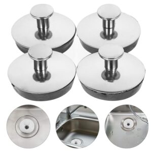 Outanaya 4pcs Drain Bathtub Drain Stopper Bath Tub Stoppers Sink Washbasin Bathroom Drainage Stopper Bathroom Drain Stopper Washbasin Stopper Basin Drain Strainer