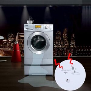 Water Alarm Battery Powered Water Water Detectors Leakage Alarm for Kitchen Bathroom & Water Dispenser