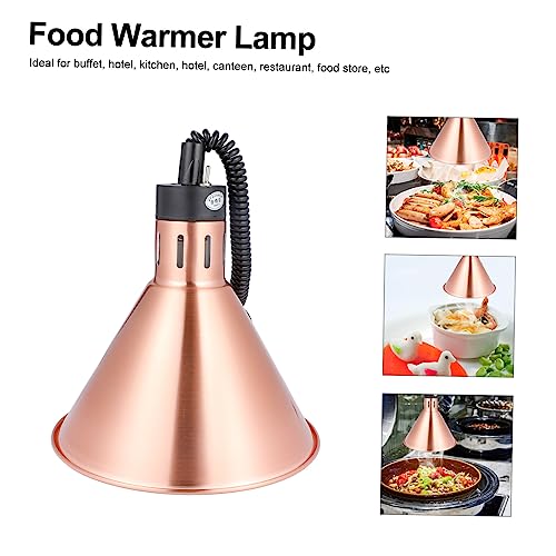 FUNOMOCYA 1pc Food Warmer Lamp French Fry Heat Lamp Portable Heaters Heat Lamp for Reptiles Chandelier Lights Hot Lamp for Food Heating Lamp Retractable Heat Lamp Hanging Heat Lamp Metal