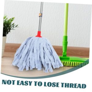 ORFOFE 2pcs Mop Replacement Head Floor Mop Heads Wet Mop Head Replacement Mop Heads Cloth Mop Refill Mop Head Mop Replacement Mop Heads Commercial Sponge