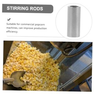 ULTECHNOVO 5pcs Mixing Sleeve Mixing Sticks Socket Popcorn Machine Mixer Shaft Socket Popcorn Maker Parts Popcorn Machine Replacement Socket Popcorn Maker Mixer Socket Stainless Steel Silver