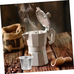 SHOWERORO Stainless Steel Espresso Tea Dripper Coffee Filter Reusable Coffee Capsules Filters Coffee Accessories Refillable Capsule Cup Coffee Capsules Reusable