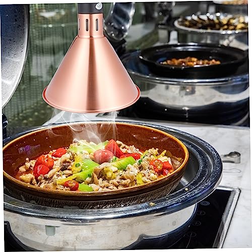 Gatuida 1pc Food Warmer Lamp Heat Food Lamp Pizza Warmer Countertop Food Heat Lamp Hot Lamp for Food Lamp Commercial Heat Lamps for Food Service Turtle Tank Heater Pet Heating Lamp Metal