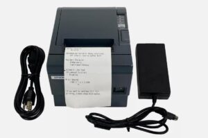 epson tm-t88iii pos thermal receipt ticket printer parallel, bundle with ac adapter