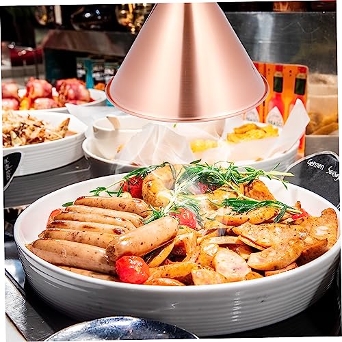 SOESFOUFU 1pc Food Warmer Lamp Portable Heater Hotel Food Light Heat Food Lamp Hanging Light Pizza Warmer Food Warming Hanging Lamp Food Heat Retractable Heat Lamp Chandelier Lights Metal