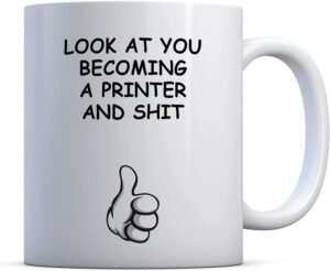 flux iglis printer funny gift, birthday printer gift, printer graduation, printer school, printer gifts, job 43225