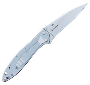 shaw leek pocket knife 3" - speed and safe assisted opening 14c28n stainless steel - 1660 spring assisted