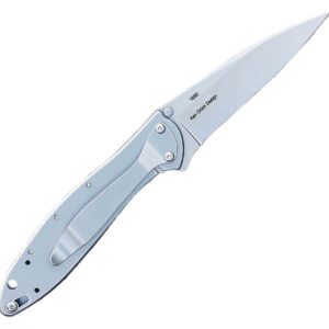 Shaw Leek Pocket Knife 3" - Speed and Safe Assisted Opening 14C28N Stainless Steel - 1660 Spring Assisted