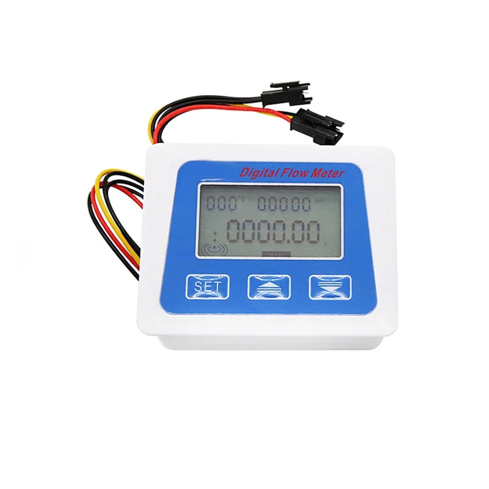 Smart Electronic Water Meter Low Power Consumption Digital Display Flowmeter Battery Powered DC5V