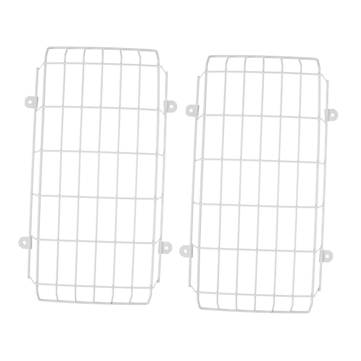 2pcs School Evacuation Sign Exit Sign Cage Guard Light Switch Covers Guard Emergency Signal Damage Stopper Exit Sign Protective Cover Exit Sign Wire Cover Exit Sign Wall Cover Iron BESPORTBLE