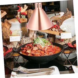 SOESFOUFU 1pc Food Warmer Lamp Portable Heater Hotel Food Light Heat Food Lamp Hanging Light Pizza Warmer Food Warming Hanging Lamp Food Heat Retractable Heat Lamp Chandelier Lights Metal