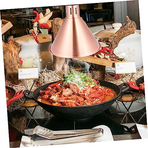 SOESFOUFU 1pc Food Warmer Lamp Portable Heater Hotel Food Light Heat Food Lamp Hanging Light Pizza Warmer Food Warming Hanging Lamp Food Heat Retractable Heat Lamp Chandelier Lights Metal