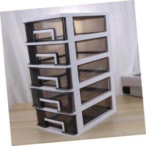 Unomor Multi-layer Storage Shelf Mini Vanity Desk Drawer Storage Trolley Storage Shelf for Home Tiered Drawer Organizer Locker Biuris Desk Organiser Drawers Mini Desk Drawers Cube Bins