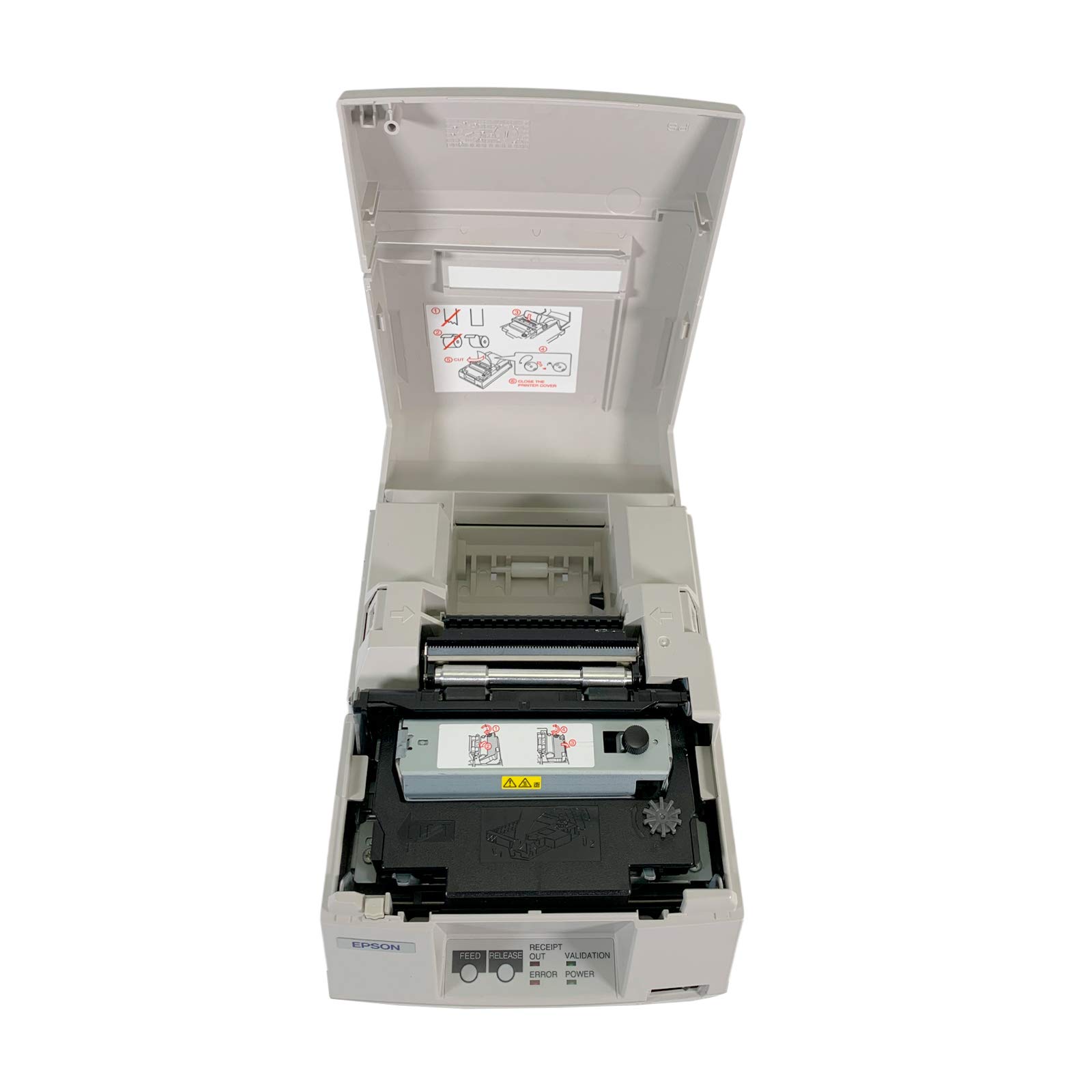 Epson TM-U325D M133A Dot Matrix POS Receipt Validation Printer USB White, Bundle with AC Adapter