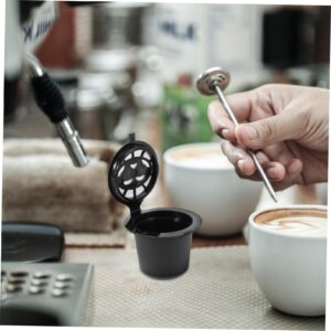 MOLUCKFU Coffee Filter Cup Coffee Machine Filter Refillable Tea Filter Coffee Espresso Powder Filter Coffee Supplies Espresso Maker Filter Reusable Coffee Espresso Filter Stainless Steel