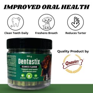 Richpet Dental Sticks for Dogs Imported from Gnawlers, Dog Teeth Cleaning Chews for Large, Medium & Small Dogs Helps Clean Teeth & Freshen Breath, Easy to Chew Dental Sticks for Dogs