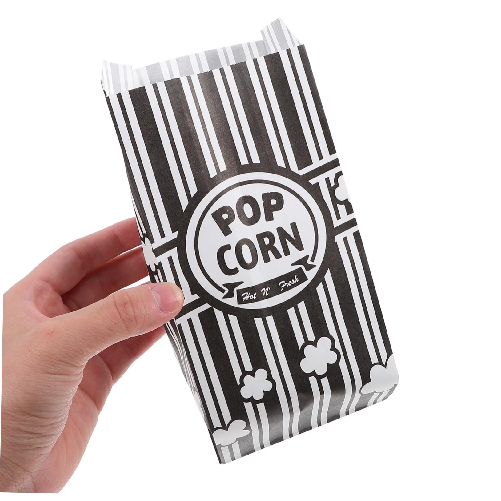 Ipetboom 100pcs Popcorn Bag Popcorn Packaging Boxes Movie Night Popcorn Boxes Popcorn Treat Bags Popcorn Machine Popcorn Treat Boxes French Fries Holder Cardboard Candy Container Paper