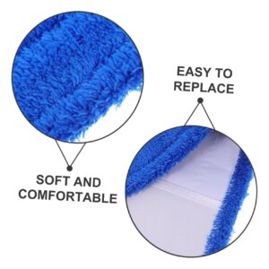 Ipetboom 1set Mop Replacement Cloth Coral Fleece Pad Replacement Commercial Cleaning Refills Coral Fleece Mop Refill Wet Mop Refill Pads Mop Filling Pad Cleaning Mop Coral Fleece 4pcs